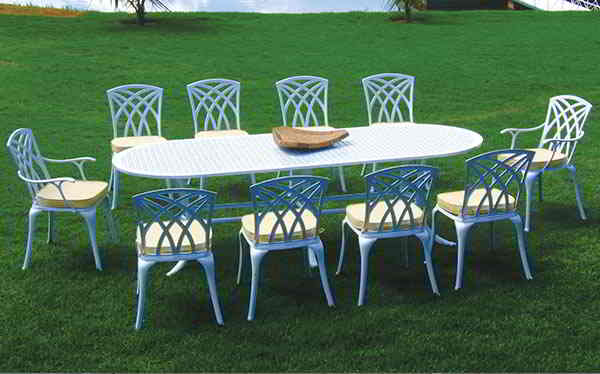 Conjunto Geneva com Mesa Oval