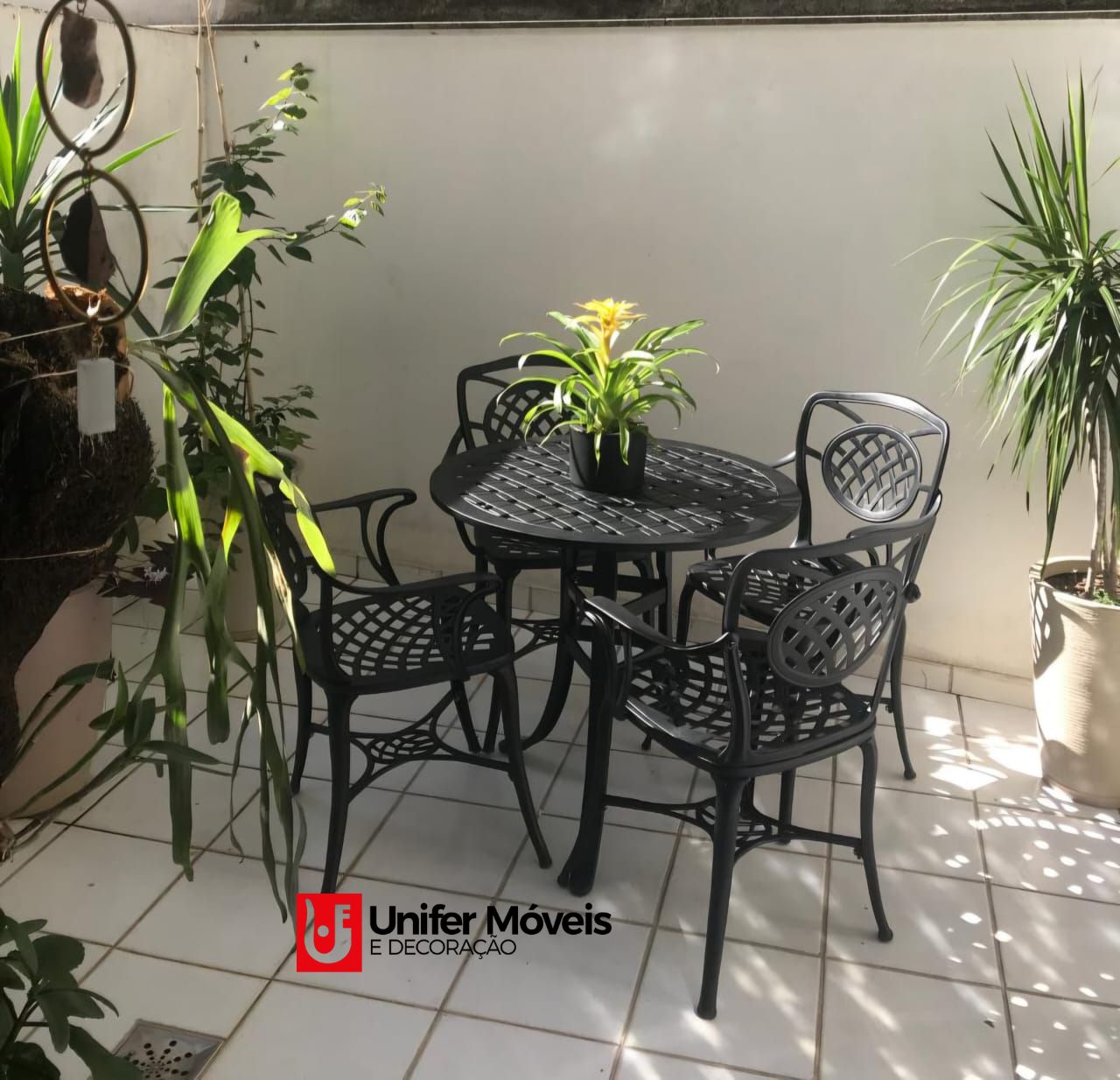 Conjunto Firenze com Mesa de 80 cm